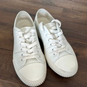 Prada - Rare White Leather - Cap-toe Sneaker - US 9
